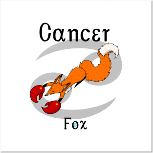 Cancer Fox Posters and Art